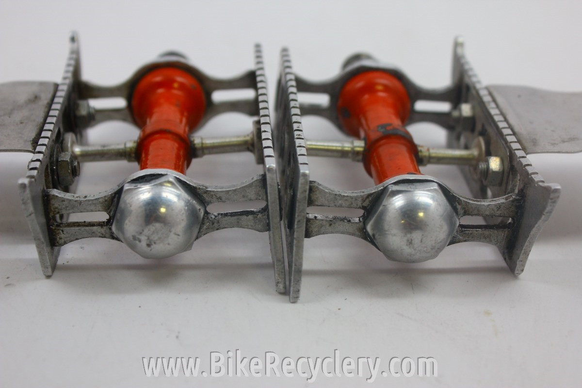 Hobbs of Barbican Lytaloy Pedals & GB Professional Toe Clips: 1940's English Fancy and RARE