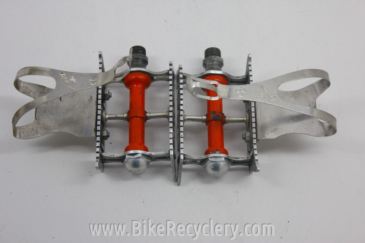 Hobbs of Barbican Lytaloy Pedals & GB Professional Toe Clips: 1940's English Fancy and RARE