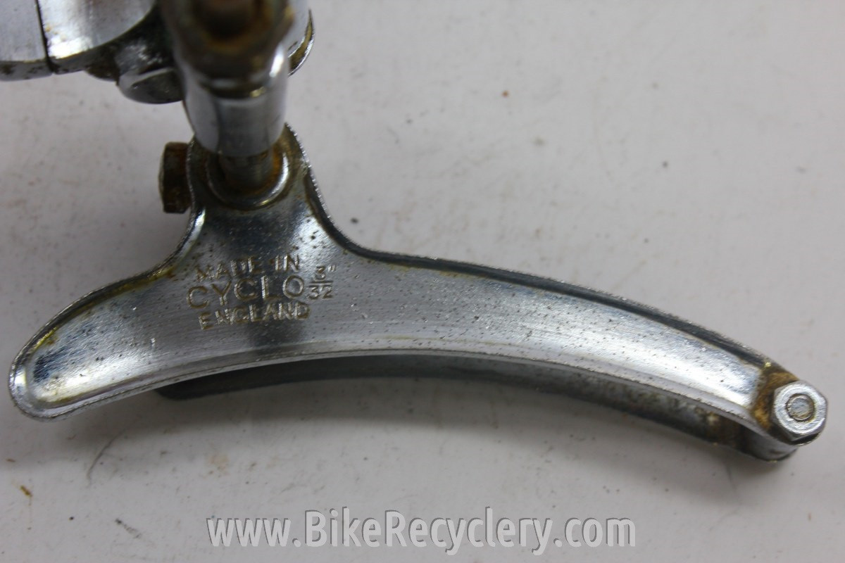 Cyclo Benelux Front Derailleur: Rod / Lever Type, 1950's