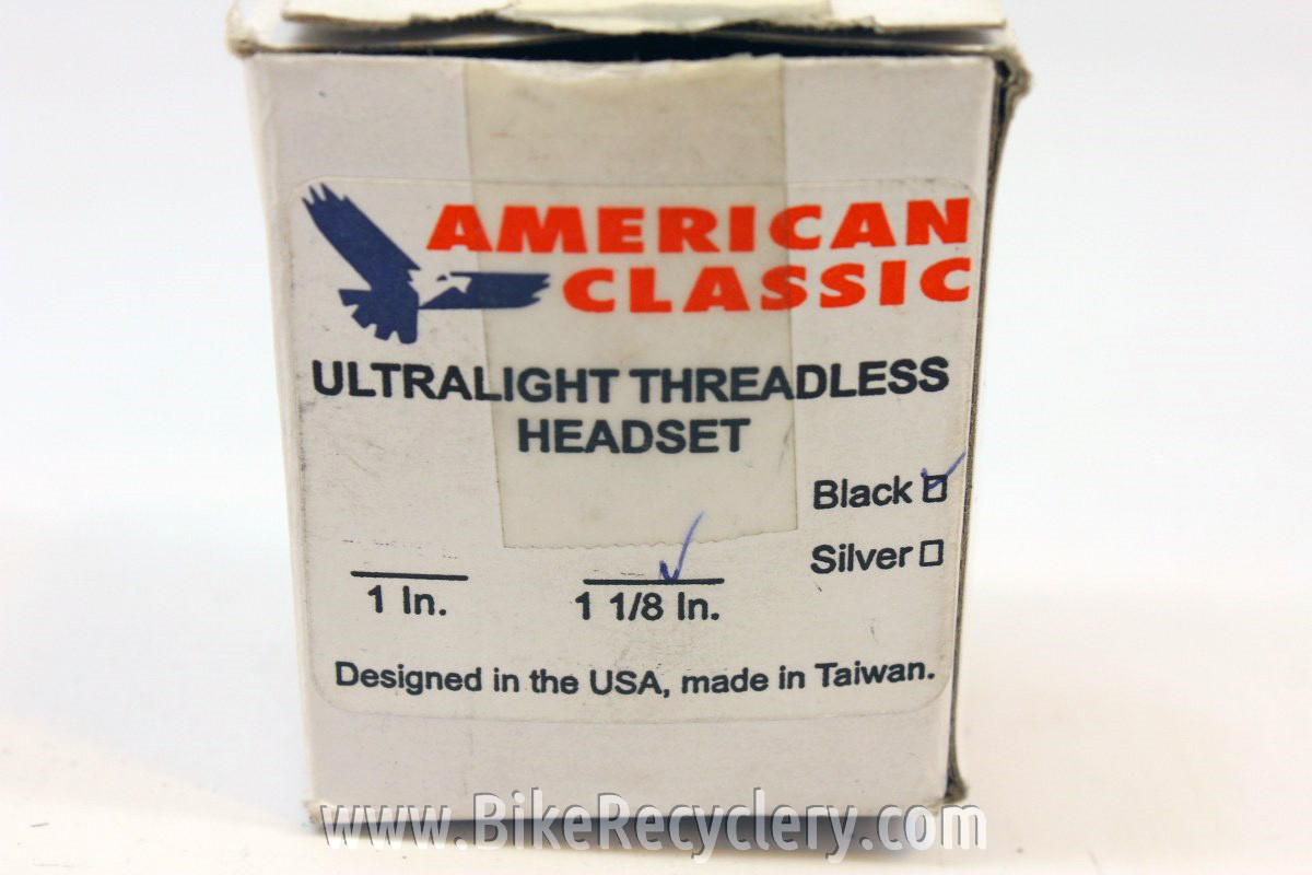NIB American Classic Threadless Headset: 1 1/8
