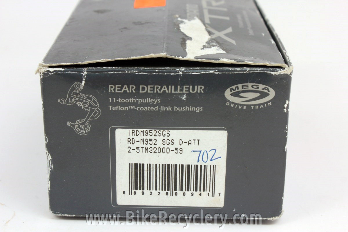 NIB/NOS Shimano XTR RD-M952 Rear Derailleur: SGS Long Cage, PRISTINE!