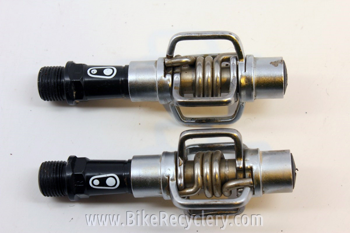 Crank Brothers Eggbeater Pedals: Silver Black MINT Bike