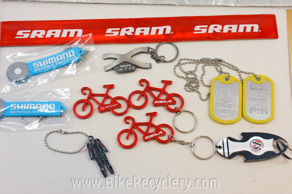 Cyclists Gift Basket! Pint Glass, Fox Coozie, XTR Keychain, Slap