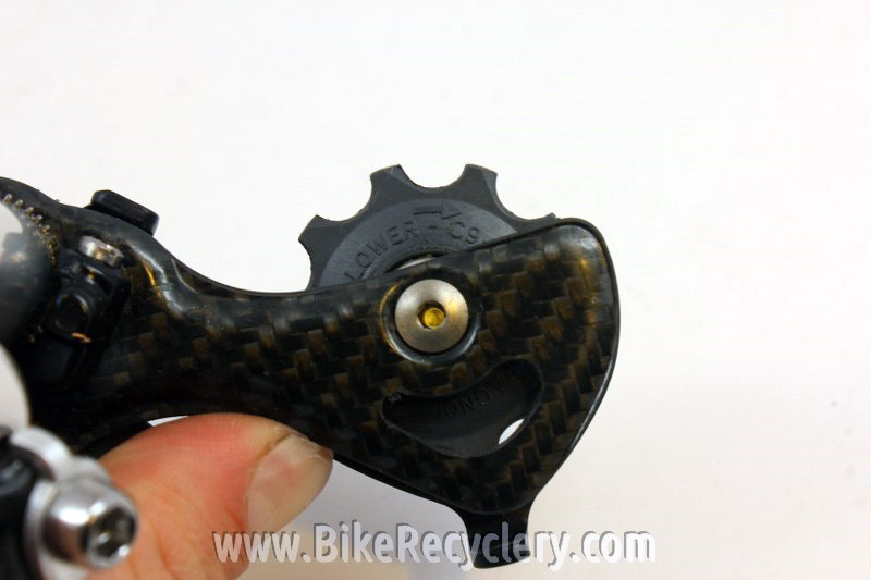 Vitesse Vélo campagnolo record Titane Carbone Dérailleur Arrière 10 S