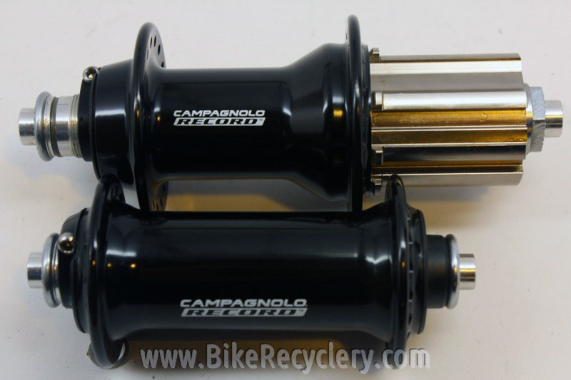 NEW Campagnolo Record 9/10/11 Speed Hubset & Skewers: Black, 36H
