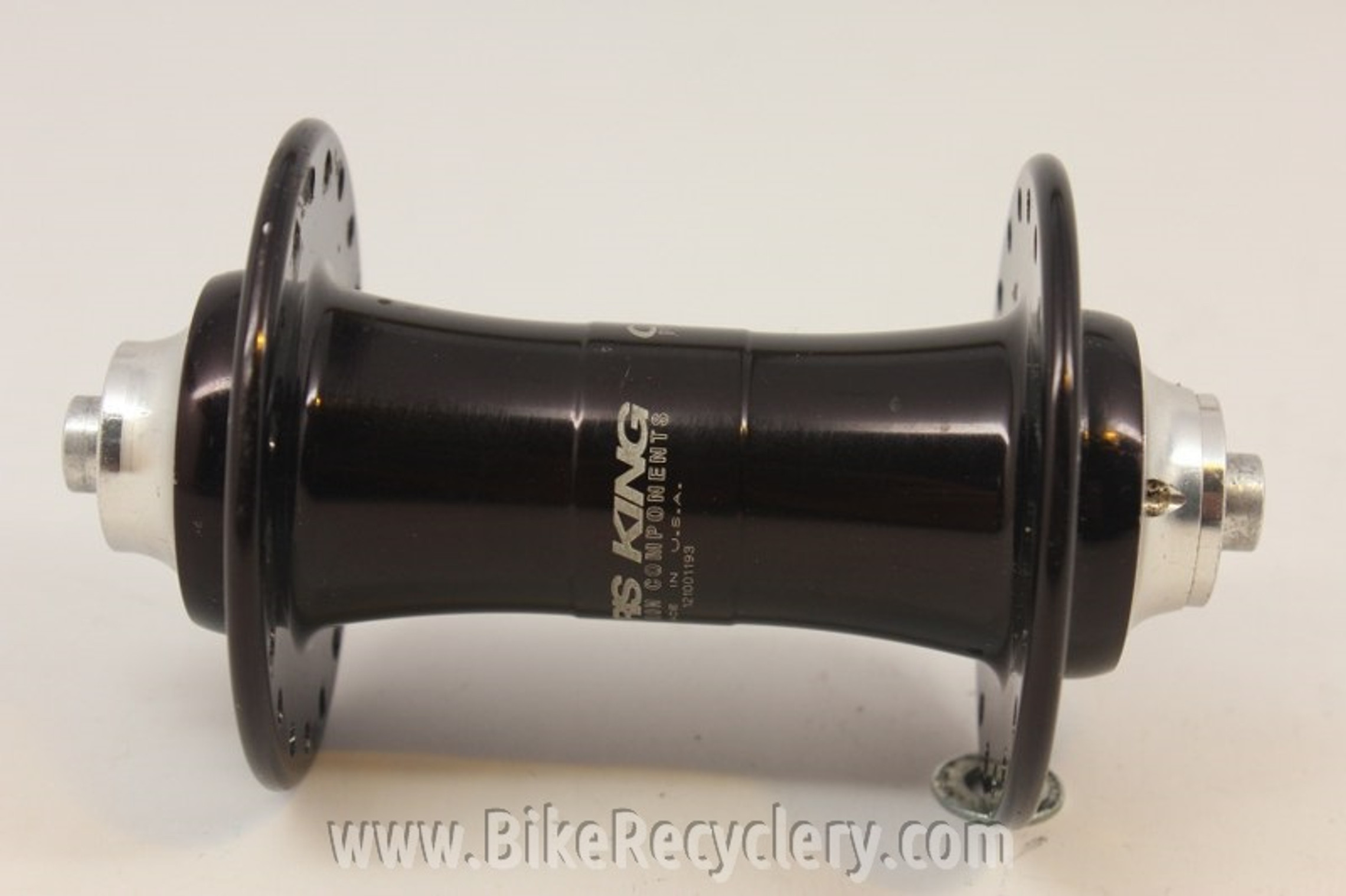 Chris King Front Hub 9mm QR, Black, 36H Bike Recyclery