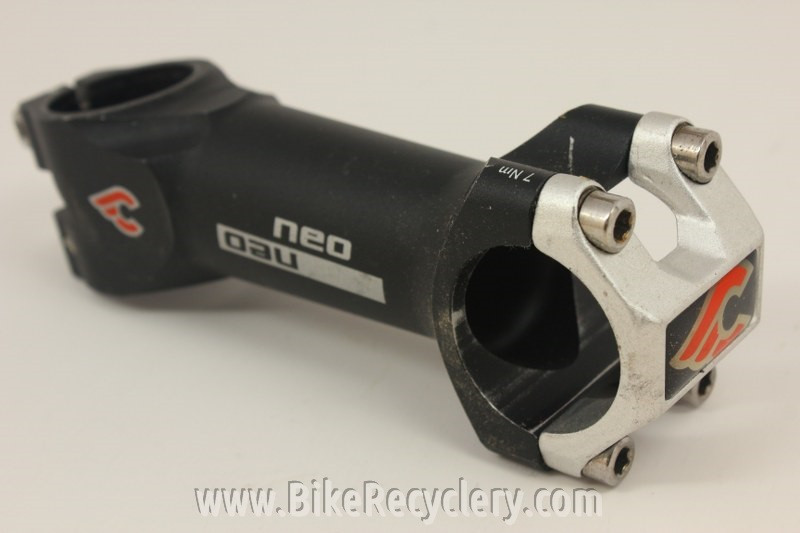 Vintage Cinelli Neo Threadless Stem: 100mm x 31.8mm, Black, Ti