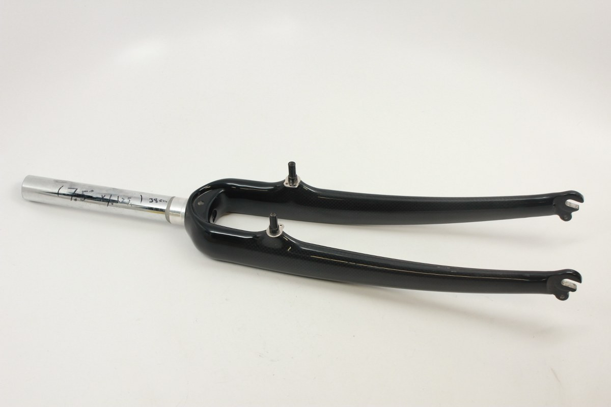 Fourche Vélo Cyclocross Carbone, 1-1/8", Non Filetée, Longueur 240 Mm