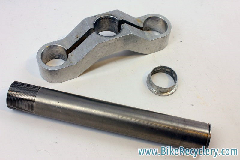 1990's McMahon Titanium Steer Tube & Crown for Retro Manitou Fork