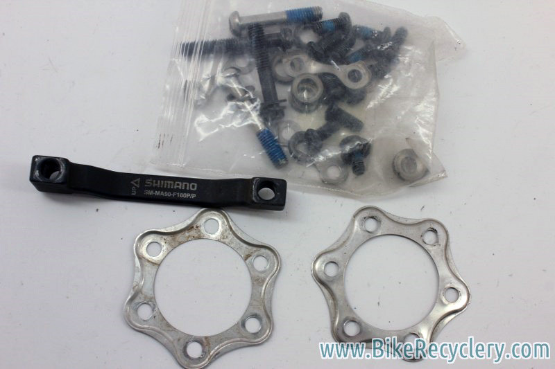 Shimano XTR Trail BR-M985 Disc Brakeset: 160/180mm Rotors, Long