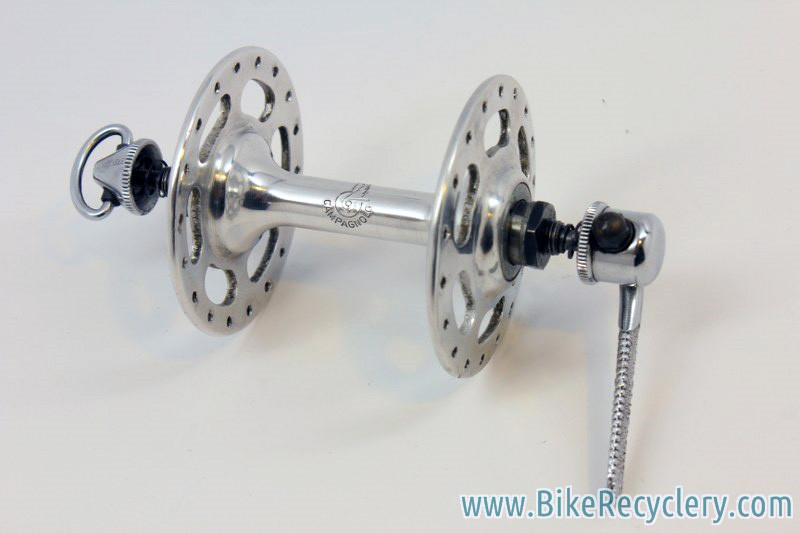 Paire De Moyeux Campagnolo Record – Petites Flasques – Occasion, Bon état