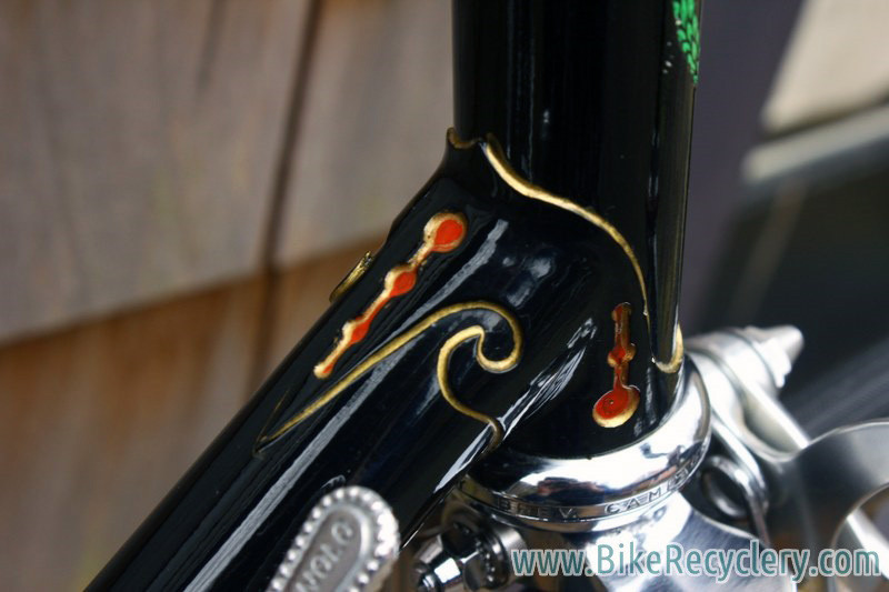 1981 Hetchins Keyhole Spade Custom Road Bike: 55.5cm (c-c), Bob Jackson Built, Top Spec Build, Barely Ridden & Mint, Black w/ Full Chrome Stays/Fork