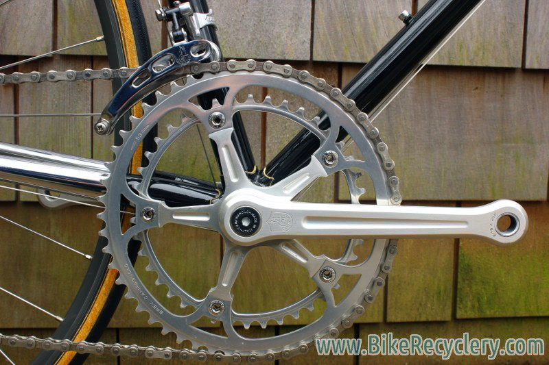 1981 Hetchins Keyhole Spade Custom Road Bike: 55.5cm (c-c), Bob Jackson Built, Top Spec Build, Barely Ridden & Mint, Black w/ Full Chrome Stays/Fork