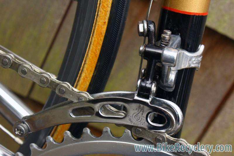 1981 Hetchins Keyhole Spade Custom Road Bike: 55.5cm (c-c), Bob Jackson Built, Top Spec Build, Barely Ridden & Mint, Black w/ Full Chrome Stays/Fork