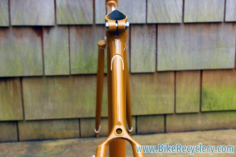 Livery Prototype Track Frame/Fork: Yoke Chainstay, Fancy Lugs & Dropouts, Columbus Steel, 53cm (c-t)