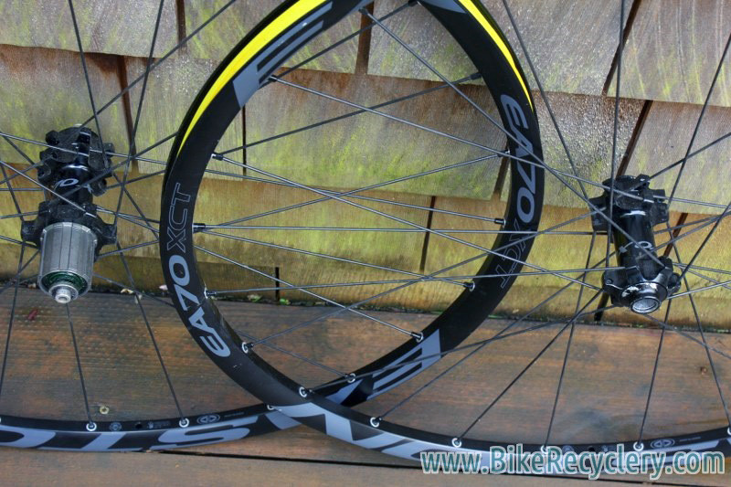 2014 Easton EC70 XCT Trail 29er Wheelset: 24H, 135mm 15QR, Black, UST Tubeless, Near Mint