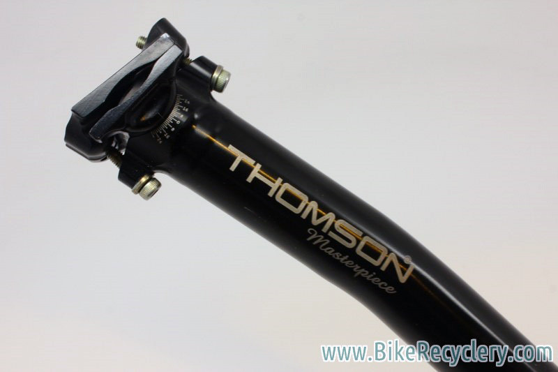 Thomson Masterpiece Seatpost: 30.9mm x 350mm, Setback, Black Mint