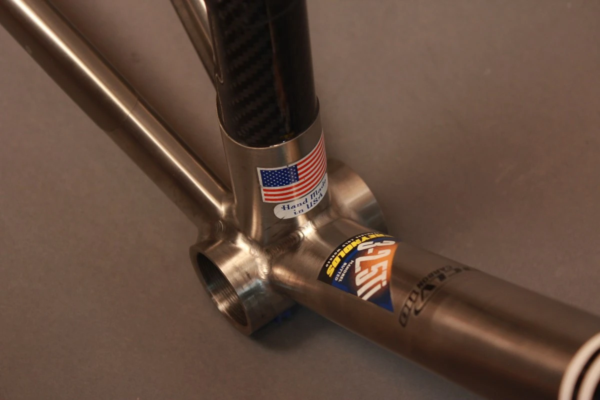 2004 Lemond Tete de Course Frame / Fork: Reynolds Titanium & Carbon OLCV, 51cm (custom size) RARE