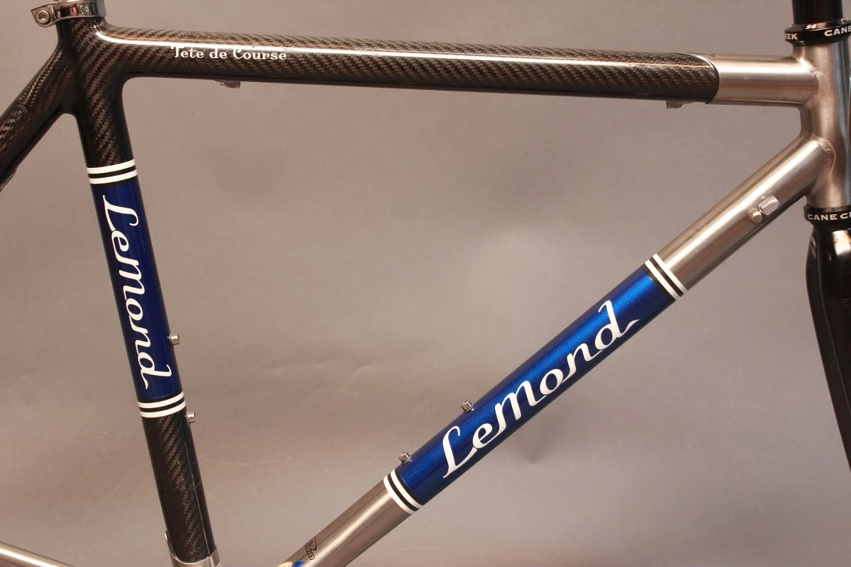 2004 Lemond Tete de Course Frame / Fork: Reynolds Titanium & Carbon OLCV, 51cm (custom size) RARE