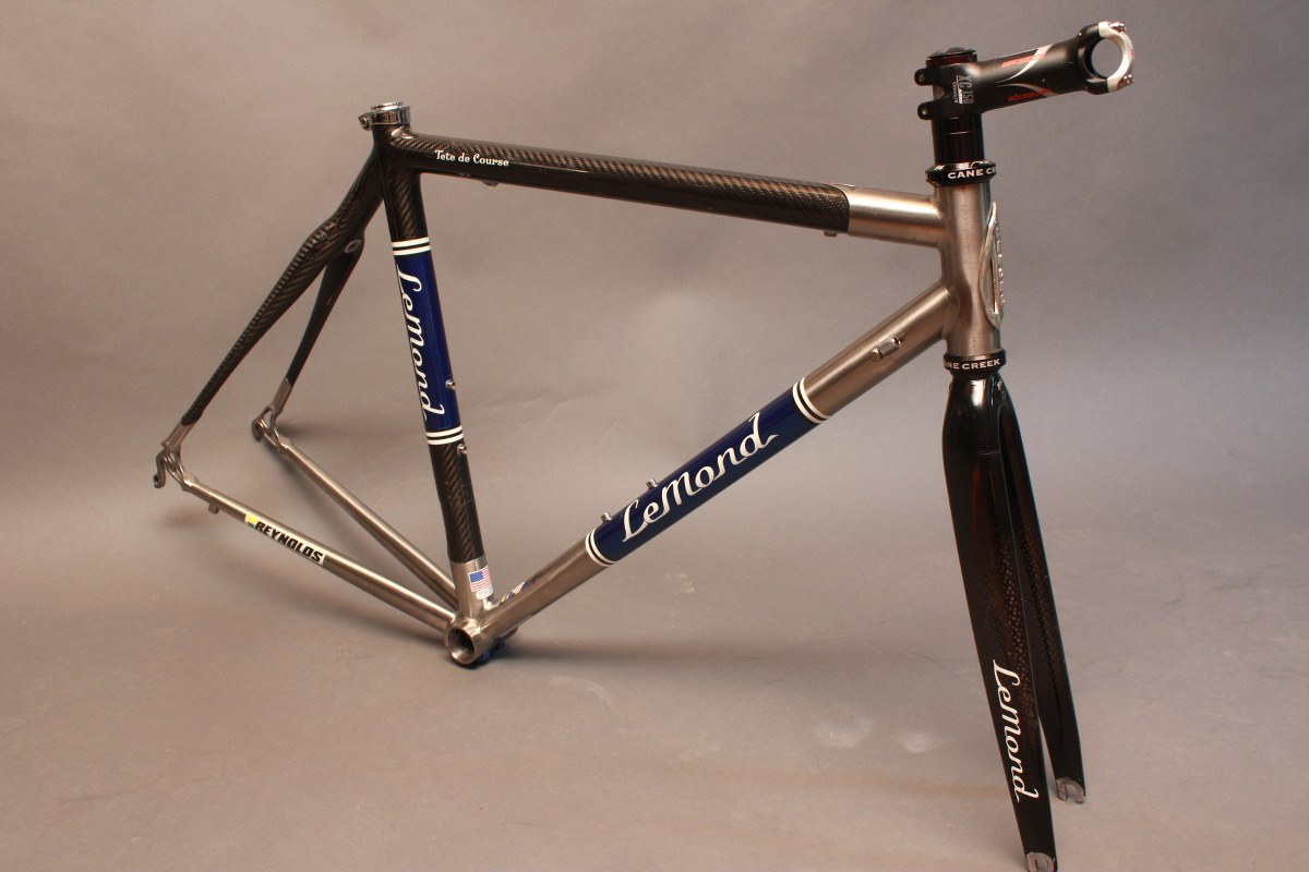 2004 Lemond Tete de Course Frame / Fork: Reynolds Titanium & Carbon OLCV, 51cm (custom size) RARE