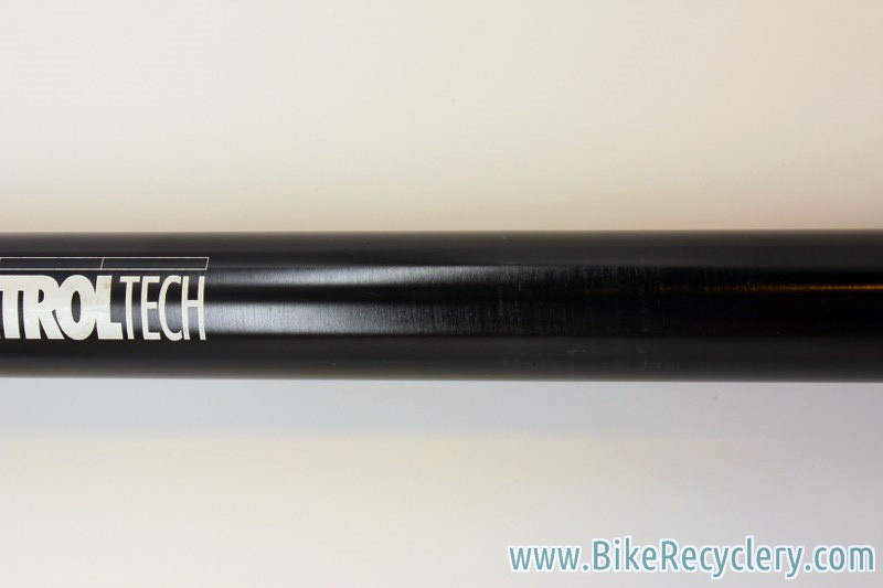 Vintage Control Tech Seatpost: 27.2mm x 350mm, Two Bolt, Black