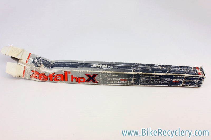 NIB/NOS Zefal hp X 2 Frame Pump: WHITE, Size 2, Fits 48cm to 53cm