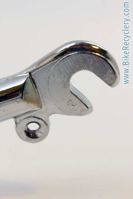 NOS Vintage Tange Chrome Fork Flat Crown, Fender Eyelets, 700c, 1