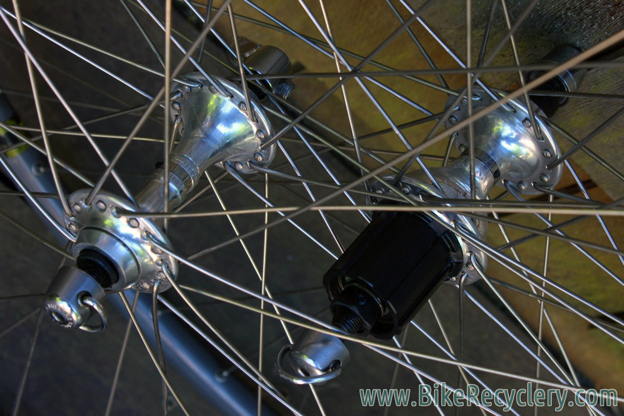NOS Campagnolo Record 8-speed / Mavic Open Pro Hard Anodized Wheelset: 36H