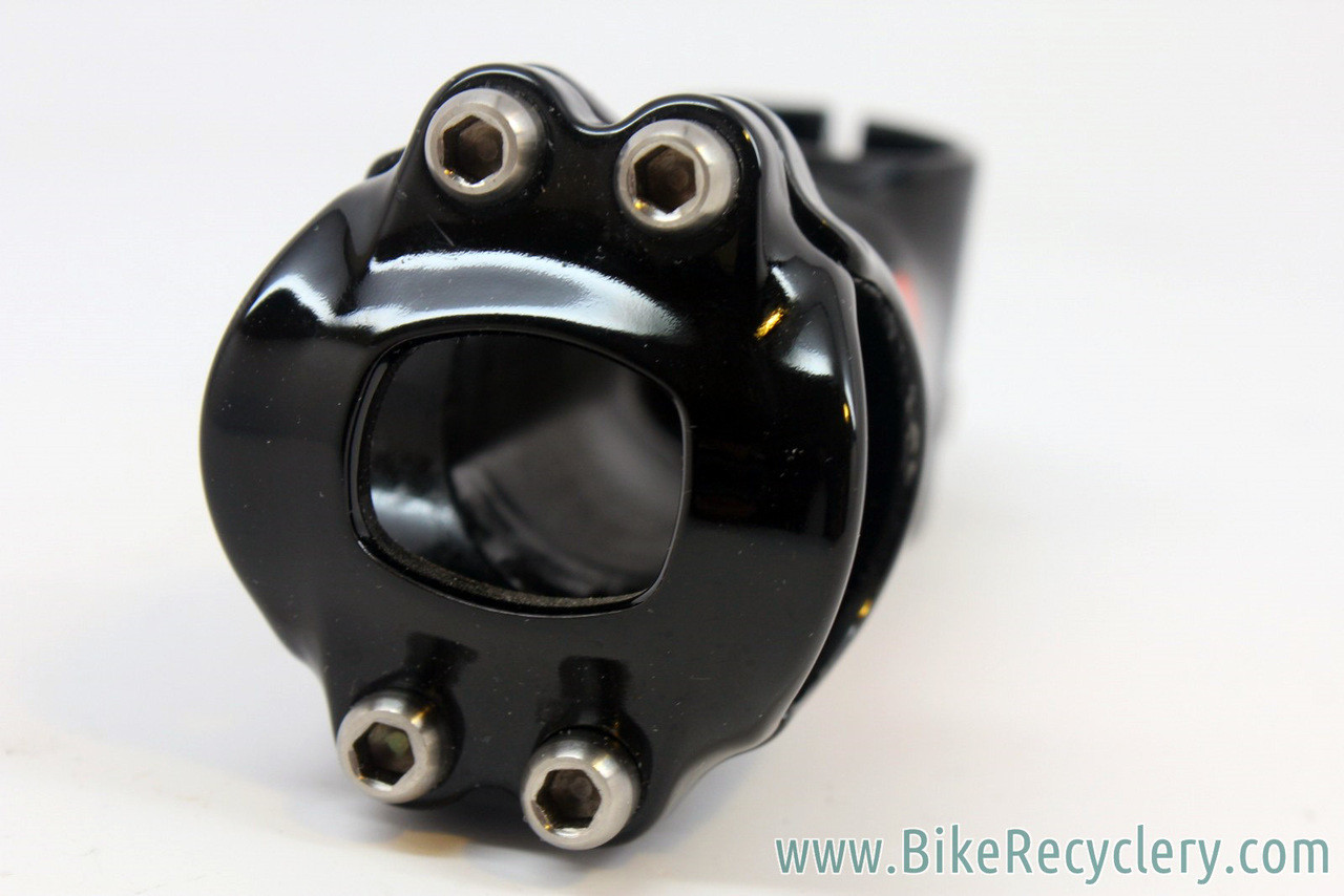 Salsa Pro Moto 1 Ti SUL Threadless Stem: 90mm x 31.8mm, Black/Red