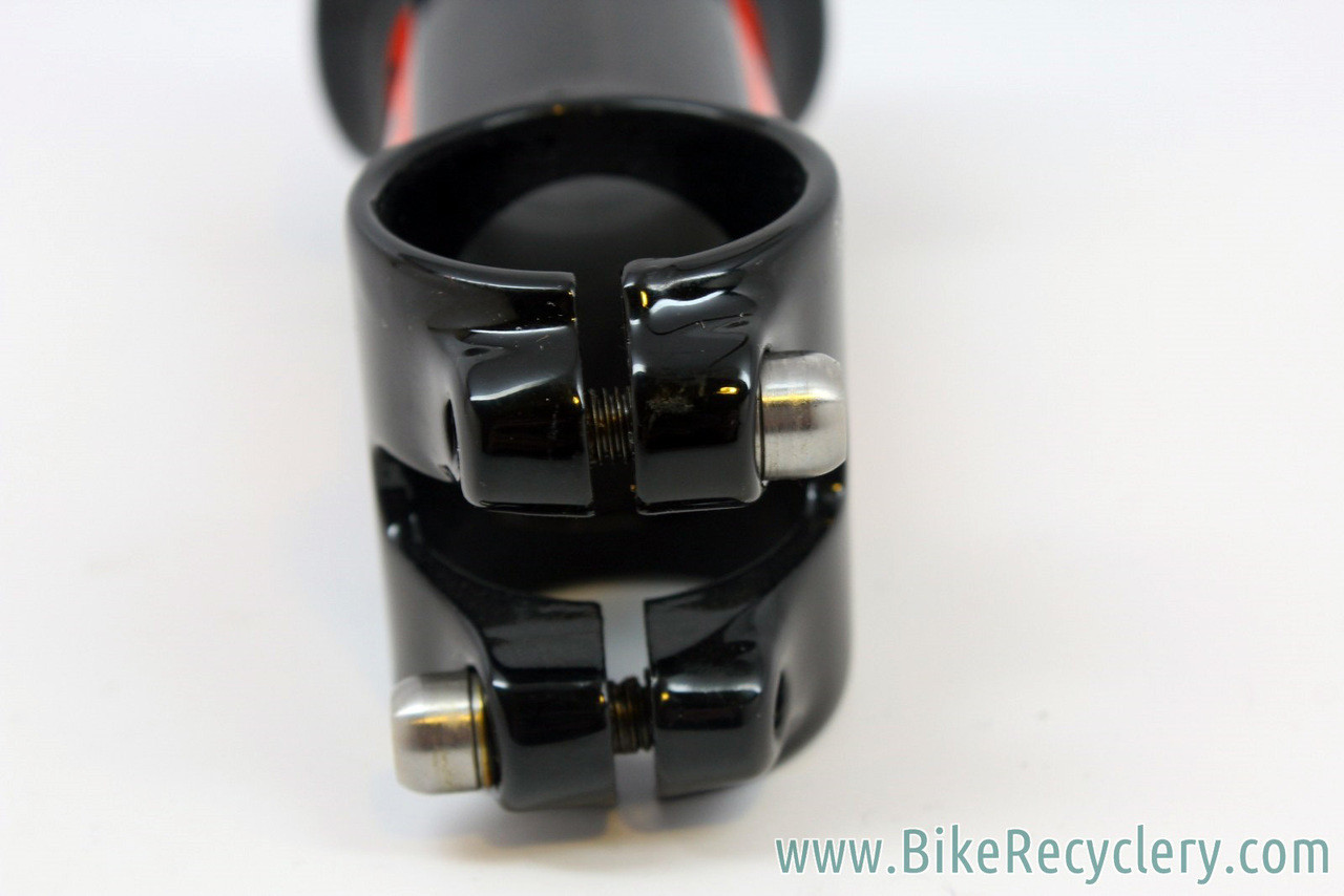 Salsa Pro Moto 1 Ti SUL Threadless Stem: 90mm x 31.8mm, Black/Red