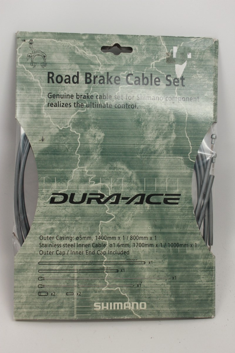 Shimano Dura Ace Brake Cable Kit: Grey Bike Recyclery