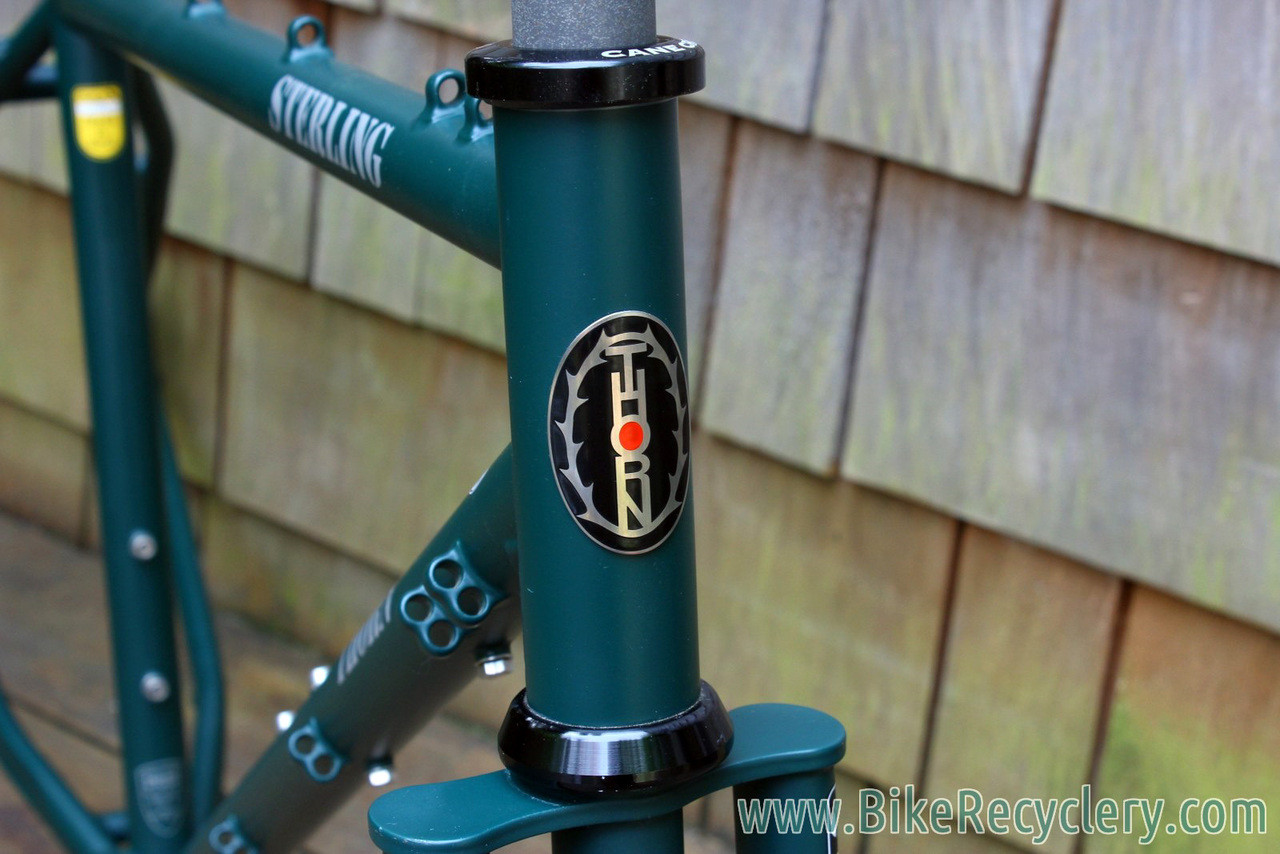 NEW Thorn Sterling Frame & Mt. Tura Rigid Fork: Medium, Lowrider Rack & Parts- High Performance Adventure Mountain Touring Bike from England! For Rohloff