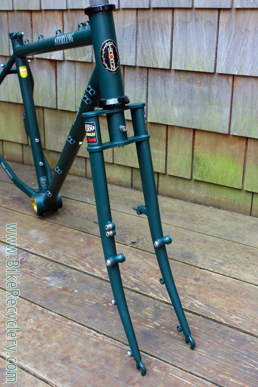 NEW Thorn Sterling Frame & Mt. Tura Rigid Fork: Medium, Lowrider Rack & Parts- High Performance Adventure Mountain Touring Bike from England! For Rohloff
