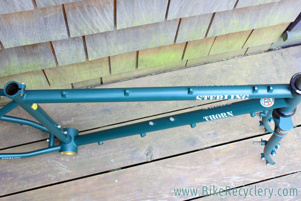 NEW Thorn Sterling Frame & Mt. Tura Rigid Fork: Medium, Lowrider Rack & Parts- High Performance Adventure Mountain Touring Bike from England! For Rohloff