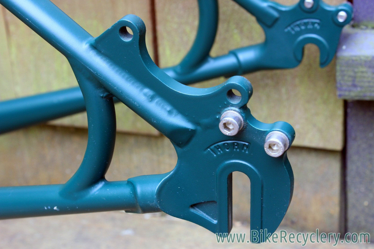 NEW Thorn Sterling Frame & Mt. Tura Rigid Fork: Medium, Lowrider Rack & Parts- High Performance Adventure Mountain Touring Bike from England! For Rohloff