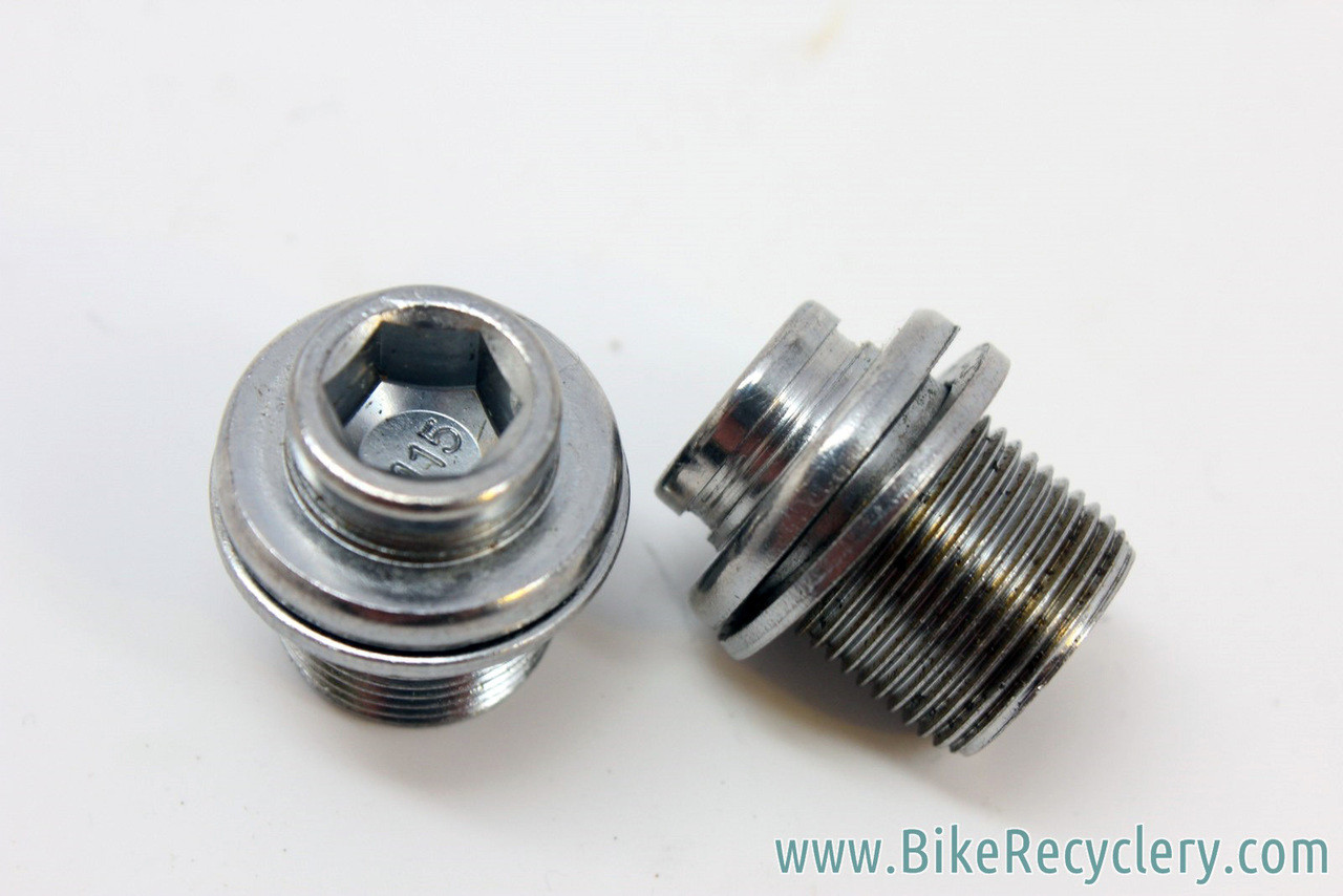 Stainless Steel Crank Bolts For Shimano Octalink Bottom Bracket: Stainless Steel Upgrade, 15mm