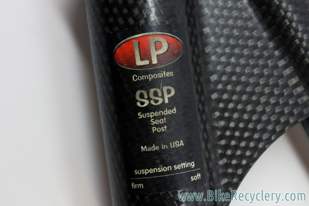 LP Composites SSP Suspension Seatpost: 1990's, Carbon, 25.8mm, Bizarre & RARE!