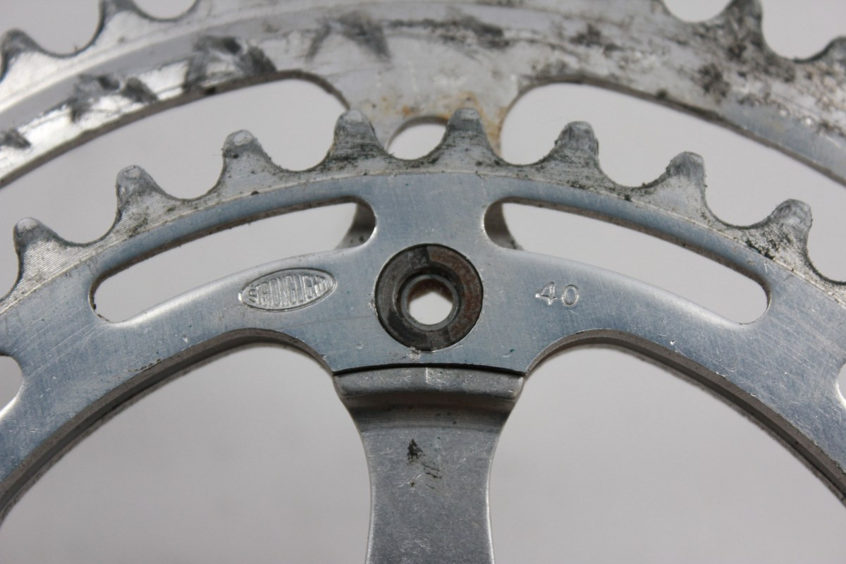 Pédalier Route Triple 50-40-30d L170 Impact Argent Marque Stronglight Piece Velo Pedaliers De Velo