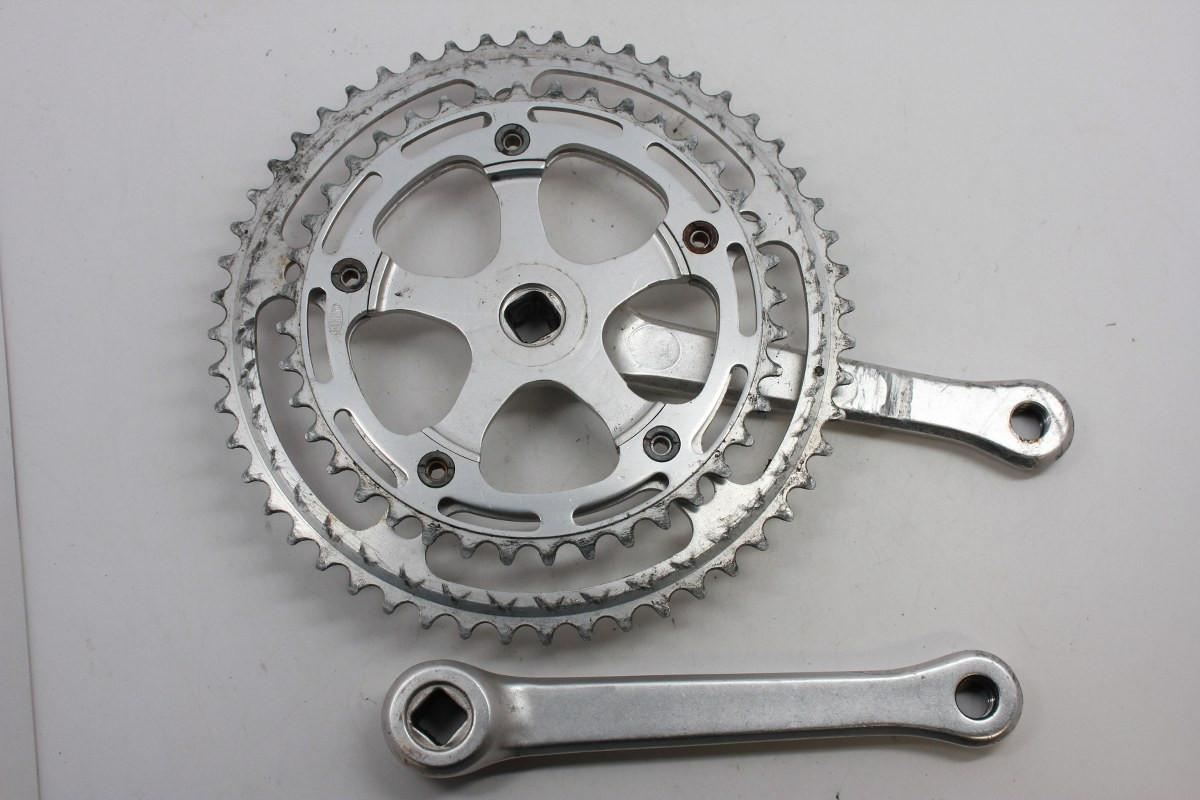Pédalier Stronglight 104 52/42 170mm 14x125 Vintage