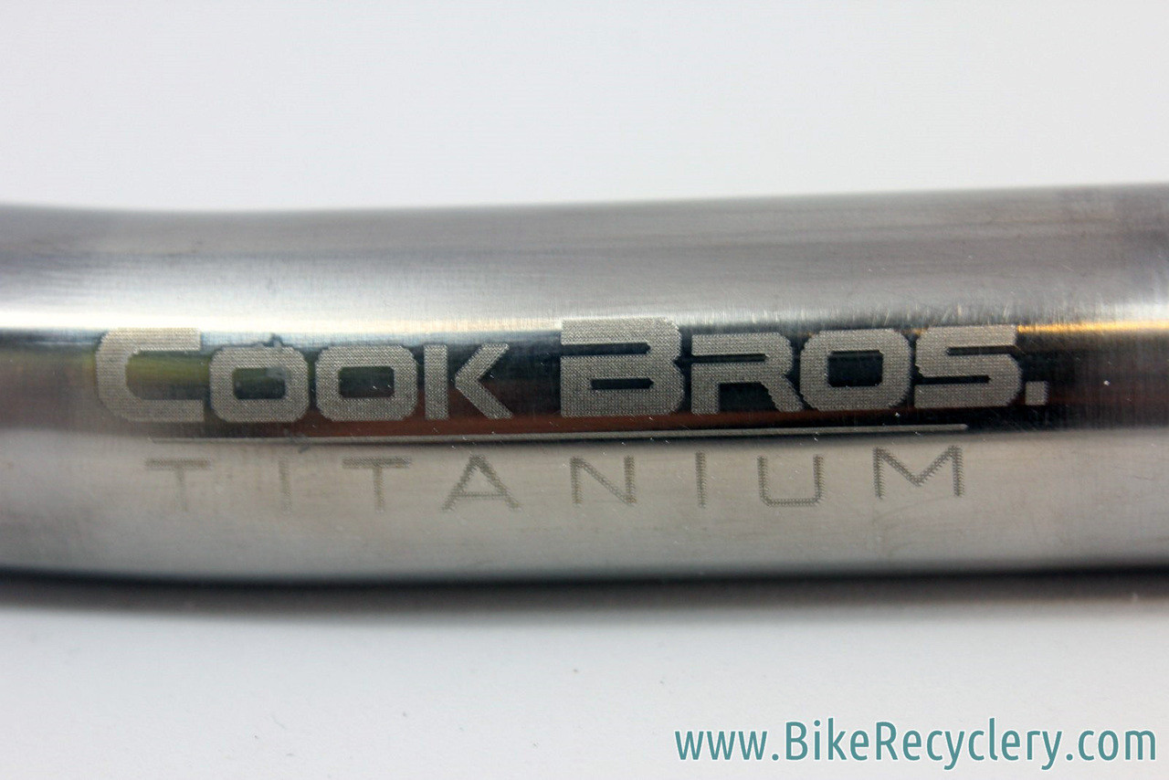 1980's Cook Brother's Sushi Bars Titanium Handlebar: 1990's, 22.2/25.4mm, BEYOND RARE!!!