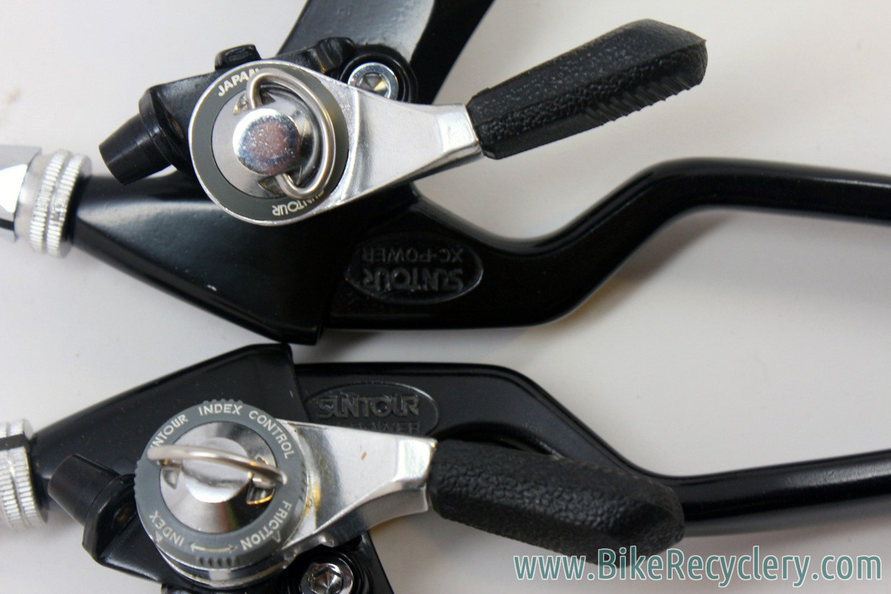 NOS Suntour XC Power Thumb Shifter / Brake Lever Combos 6 Speed, 4