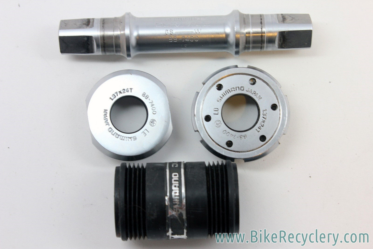 Vintage Shimano Dura Ace NJS Stamped Bottom Bracket: BB-7400