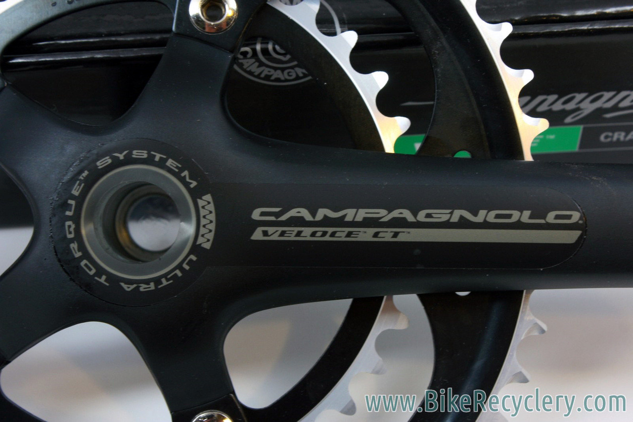 カンパニョーロベローチェVeloce CTコンパクト10SPEED 50-34T NEW Campagnolo Veloce CT Ultra Torque Crankset: Compact 50/34T