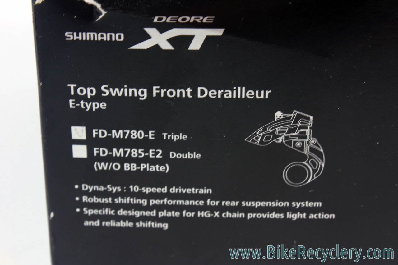 Shimano XT FD M780 A E E type Top Swing / Down Pull Front