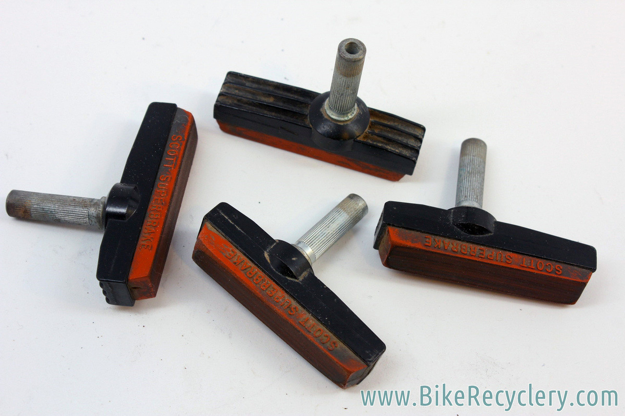 Plaquettes De Frein Vélo Scott/Mathauser Vintage - Orange - NOS Pour Weinmann