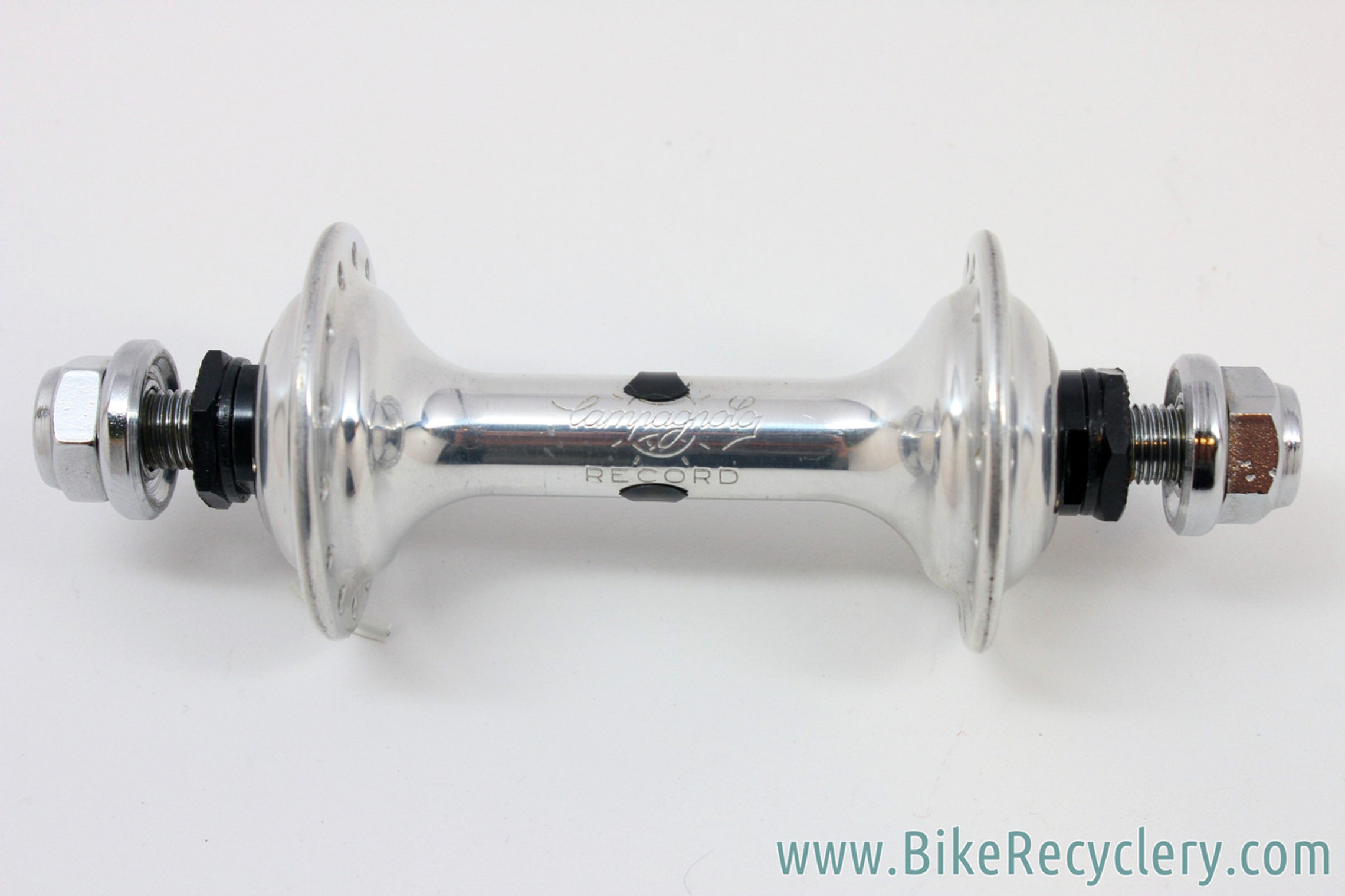 NOS Campagnolo Nuovo Record Pista Low Flange Front Hub: 28H NOS Campagnolo Nuovo Record Pista Low Flange Front Hub: 28H