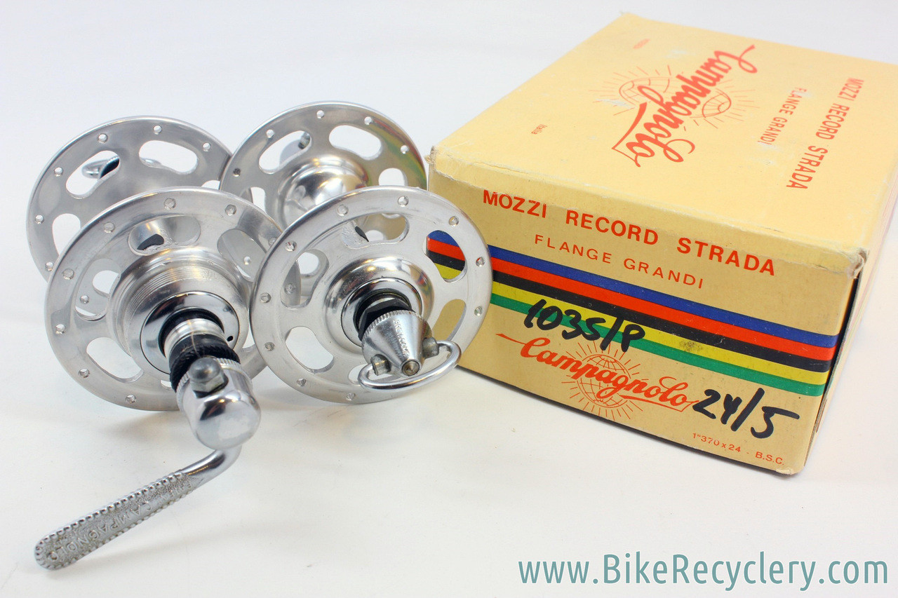 Manivelle Campagnolo Super Record Strada - Alliage - 180mm - Double Plateau - NOS Neuf