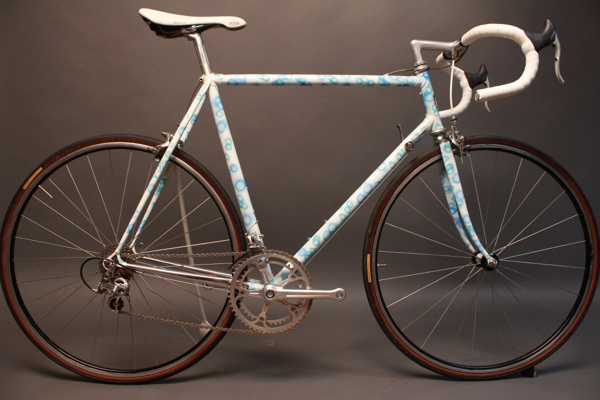 1980's Pinarello Road Bike w/Columbus Air Shaped Tubing: Prototype or Show Bike? 57cm Unique Paint