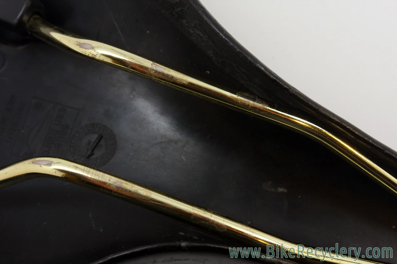 Vintage San Marco Rolls Saddle: Brown Textured Leather - Brass Rails - Limited Edition - 1994 - NM