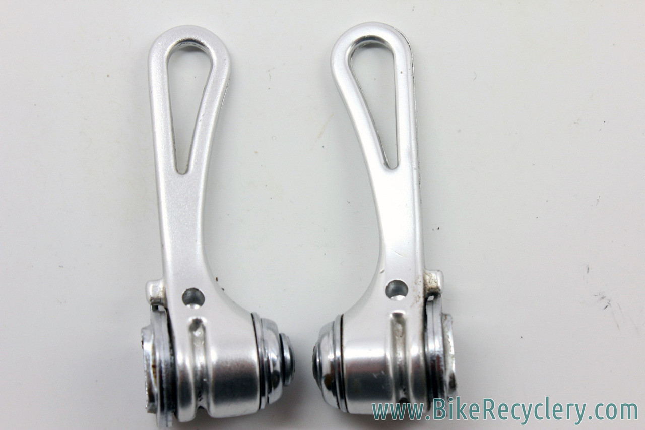 Mavic SSC Downtube Shifters Silver RetroFriction (Simplex SLJ) MINT Bike Recyclery